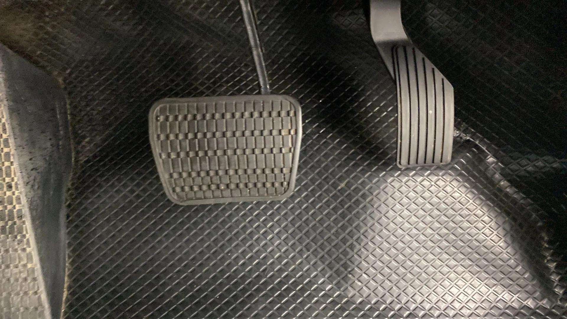 Foot pedals of a Tata Punch