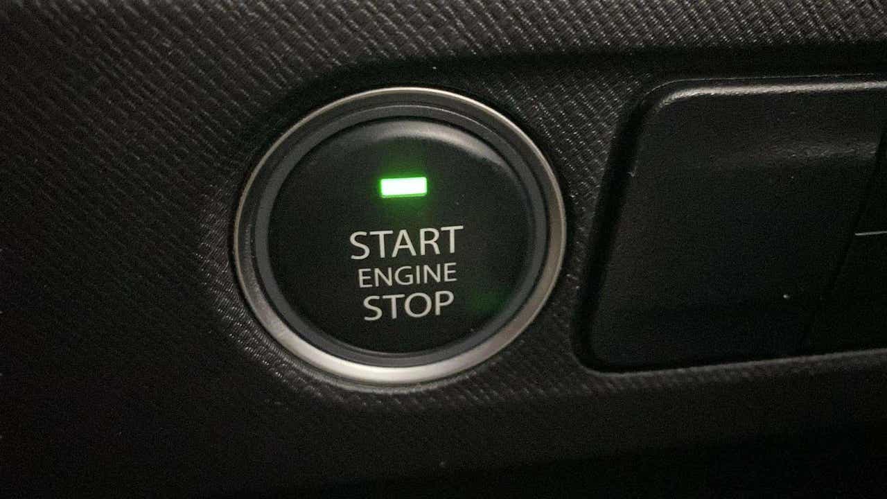 Start stop button close-up of a Tata Punch