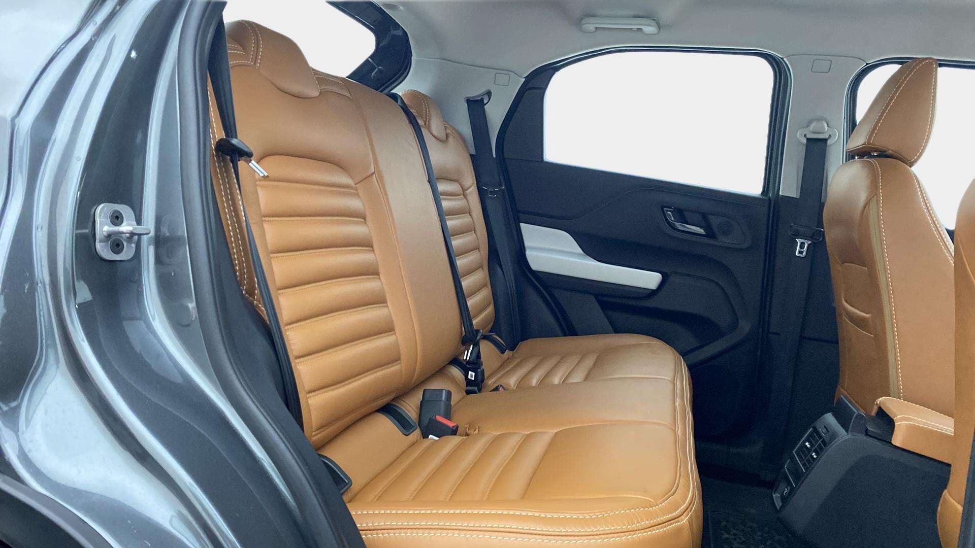 Rear seat view of a Tata Punch