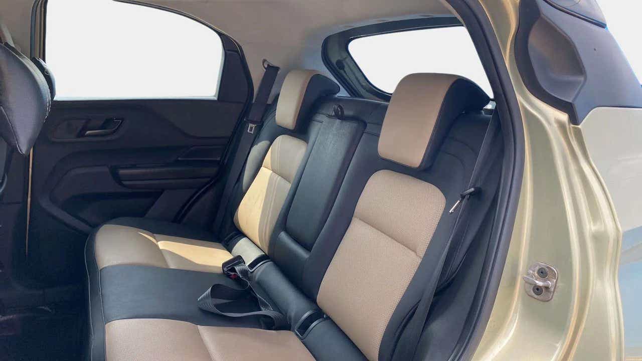 Rear seat view of a Tata Punch