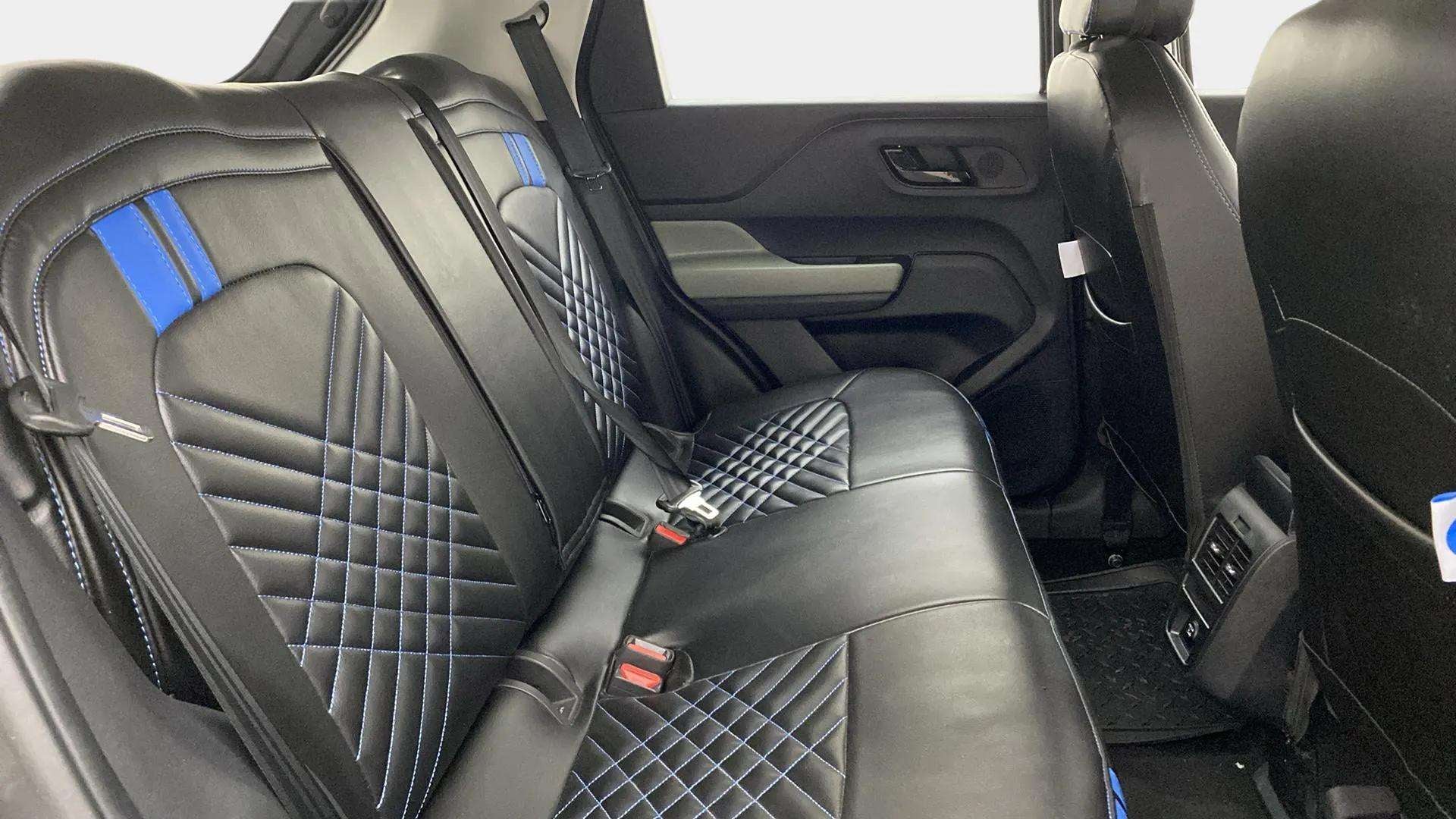 Rear seat view of a Tata Punch