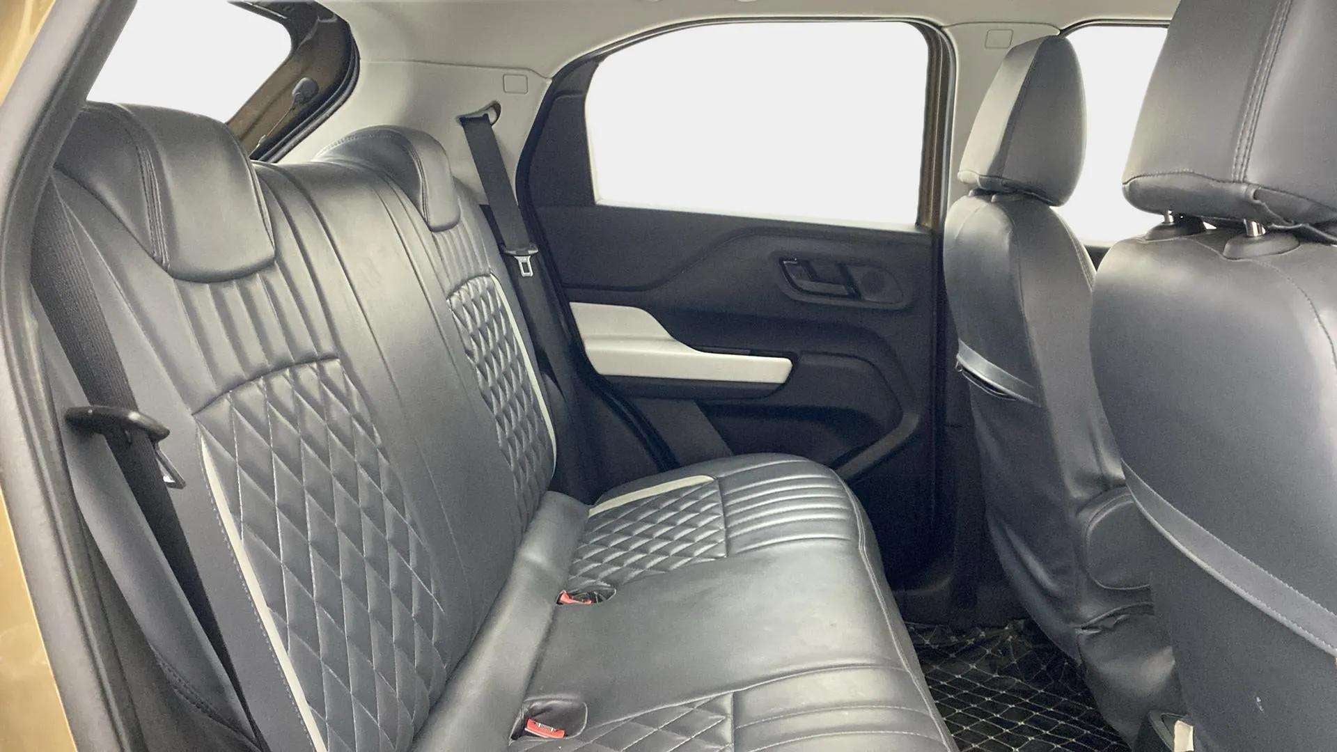 Rear seat view of a Tata Punch