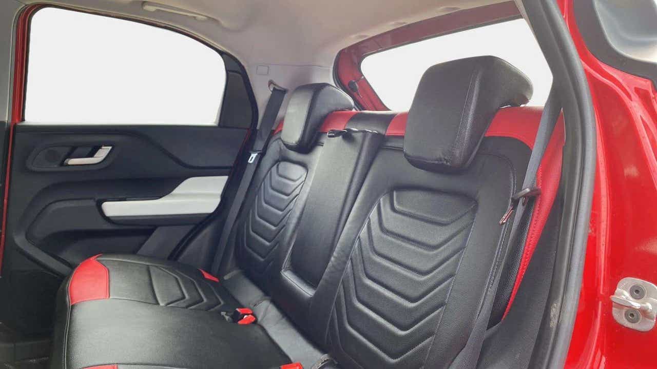 Rear seat and door panel of a Tata Punch