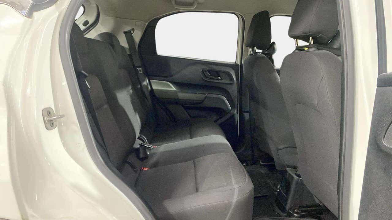 Rear seat view of a Tata Punch