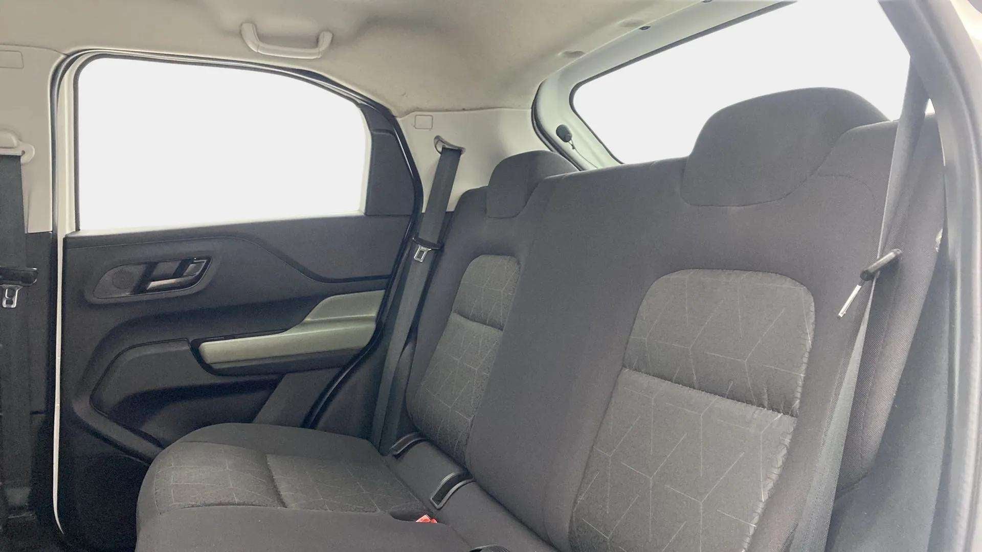 Rear seat view of a Tata Punch