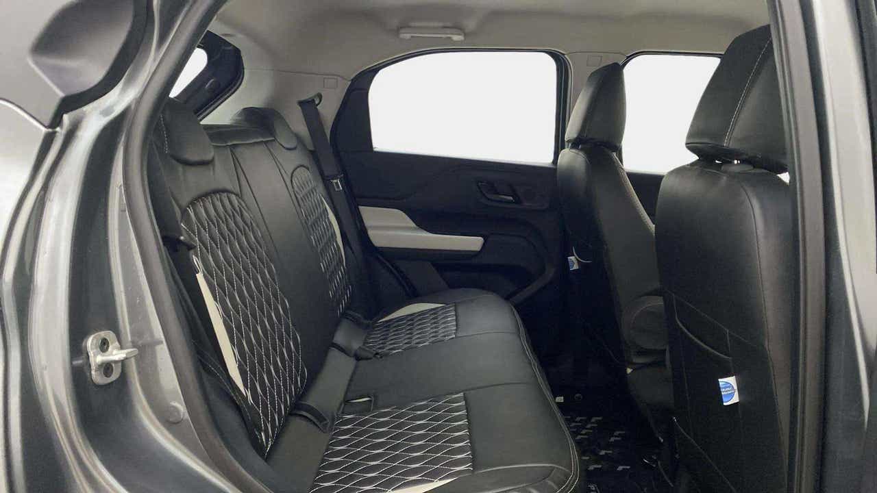 Rear seat view of a Tata Punch