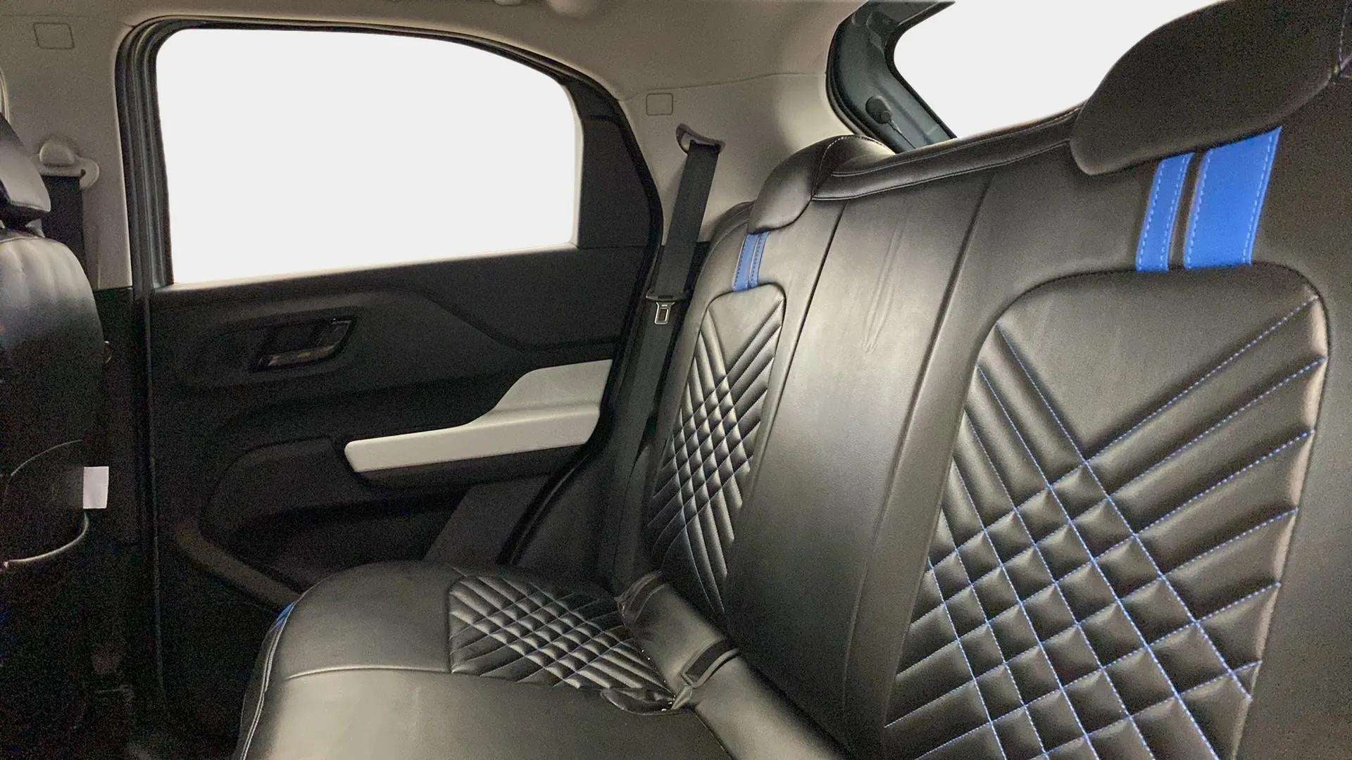 Rear seat view of a Tata Punch