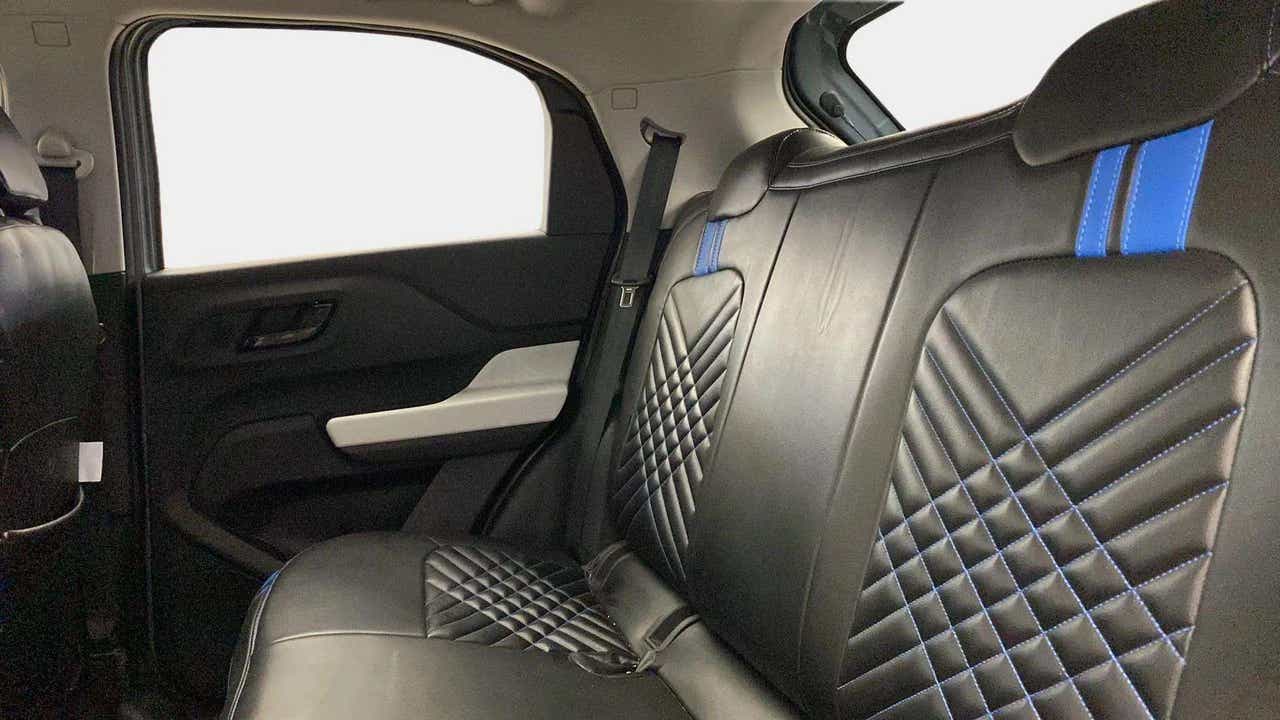Rear seat view of a Tata Punch