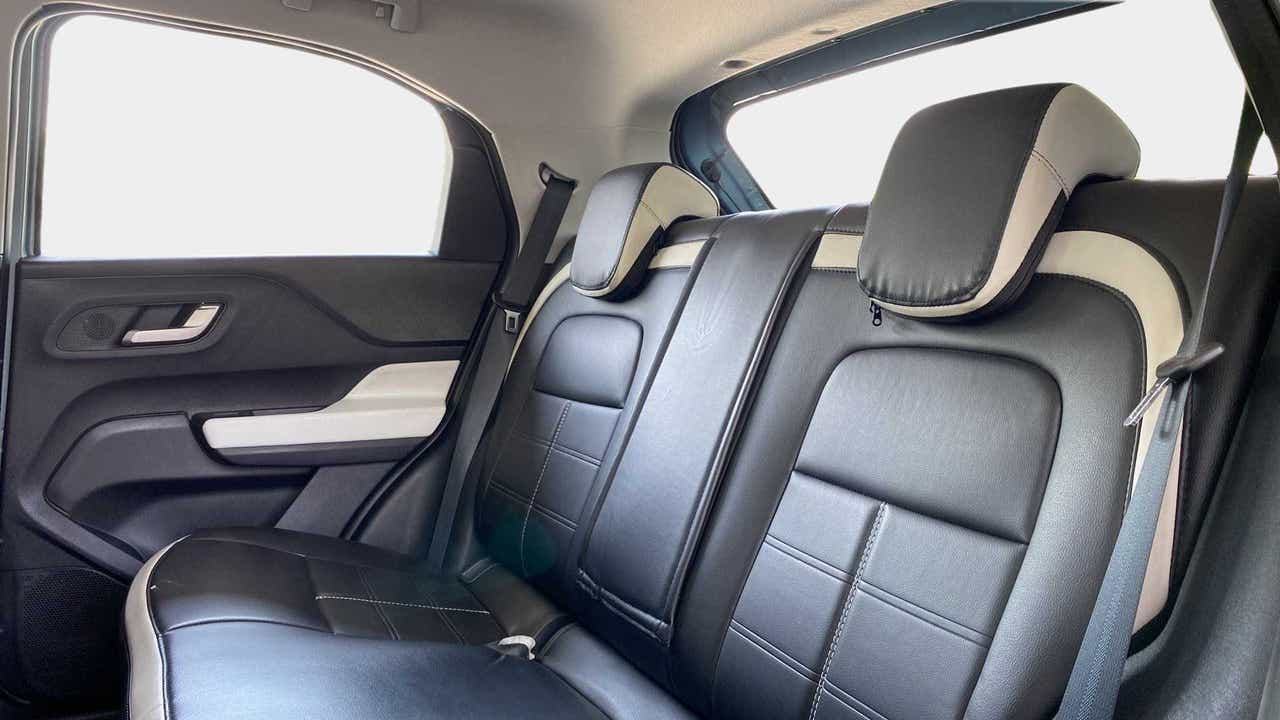 Rear seat view of a Tata Punch