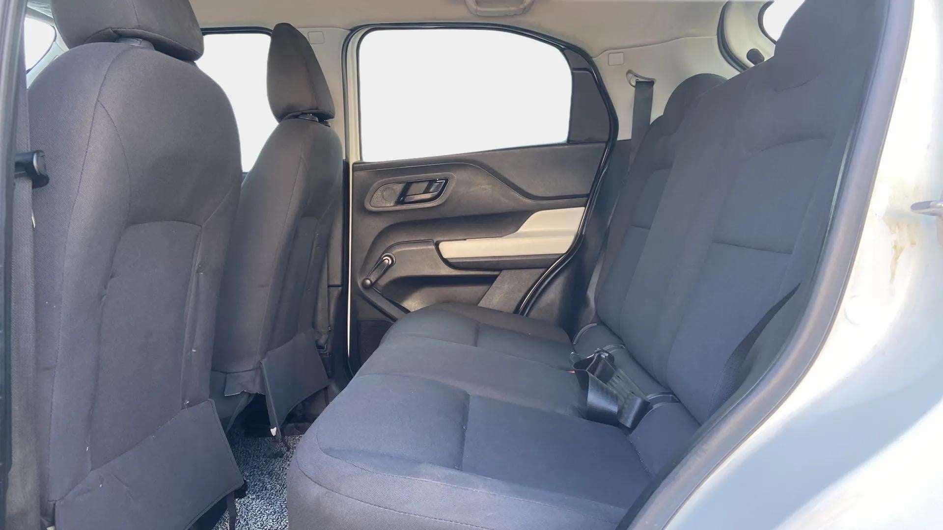 Rear seat area of a Tata Punch