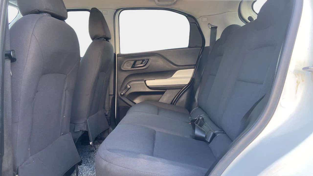 Rear seat area of a Tata Punch