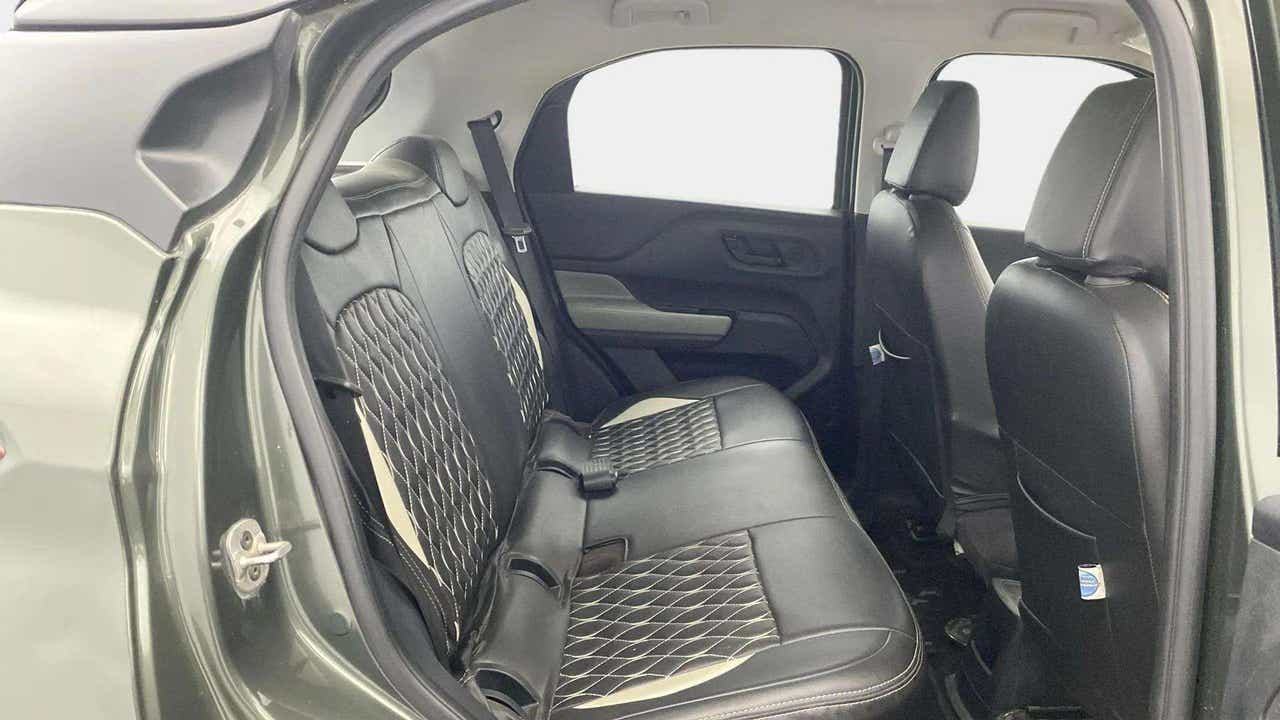 Rear seat interior view of a Tata Punch