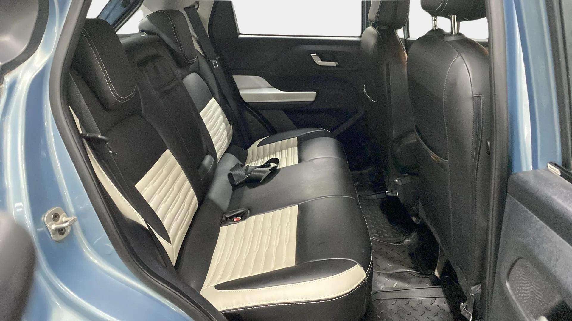 Rear seat view of a Tata Punch