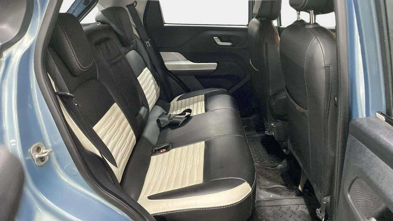 Rear seat view of a Tata Punch
