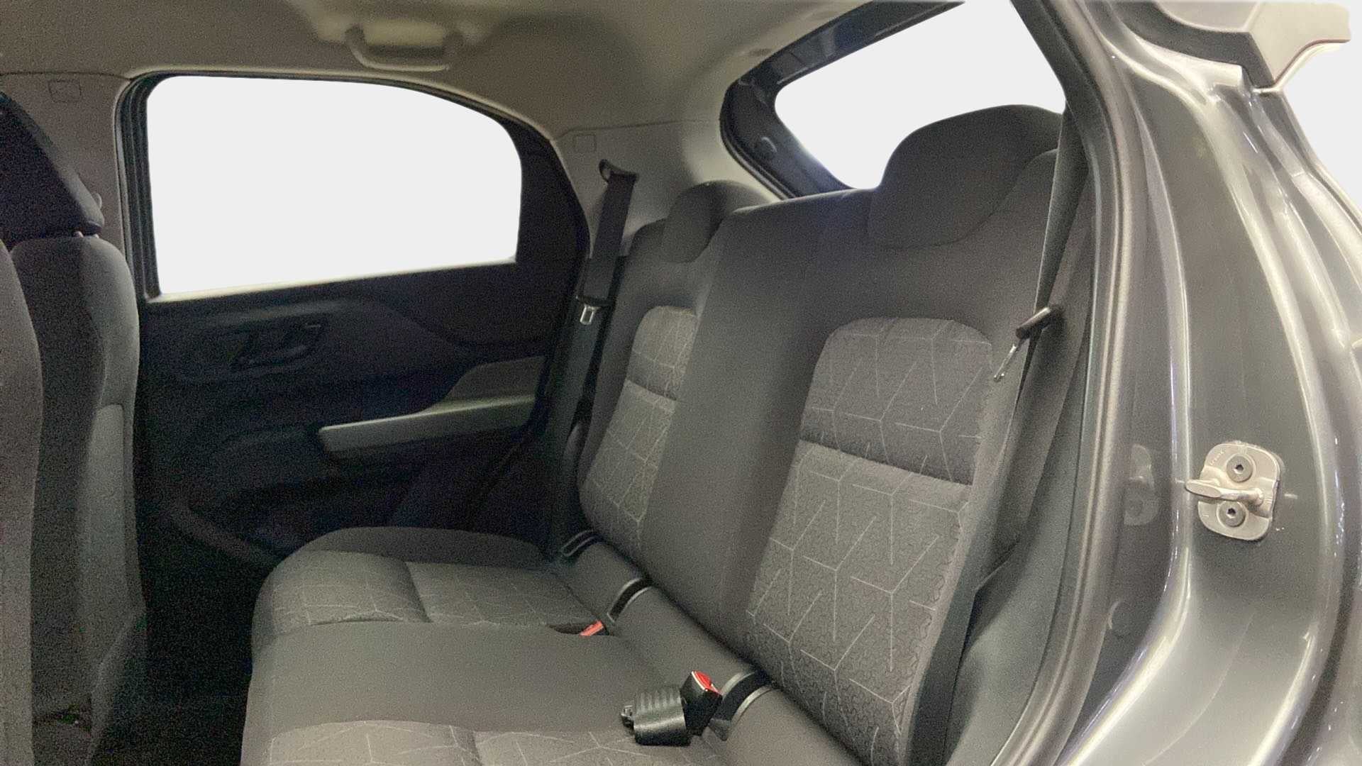 Rear seat view of a Tata Punch