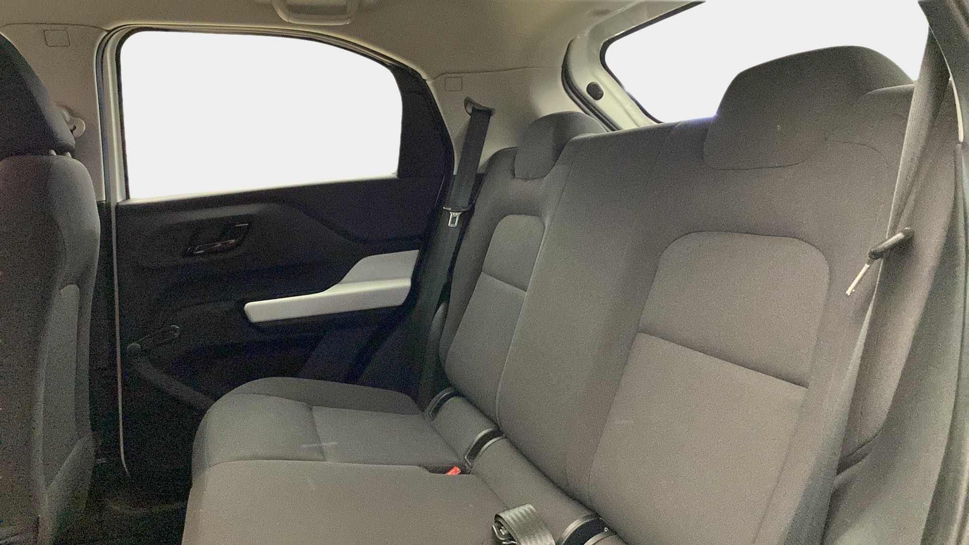 Rear seat view of a Tata Punch