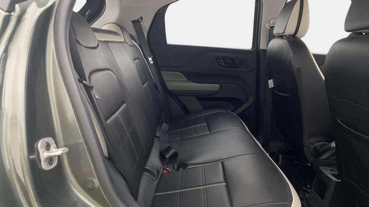 Rear seat view of a Tata Punch