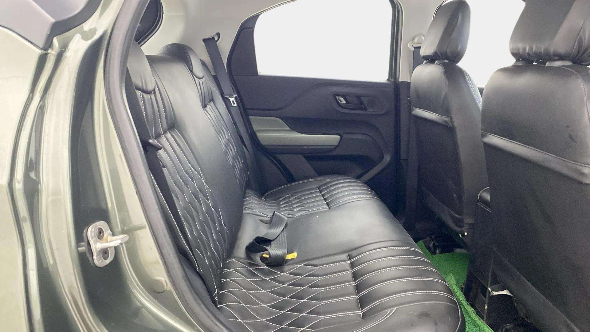 Rear seat view of a Tata Punch