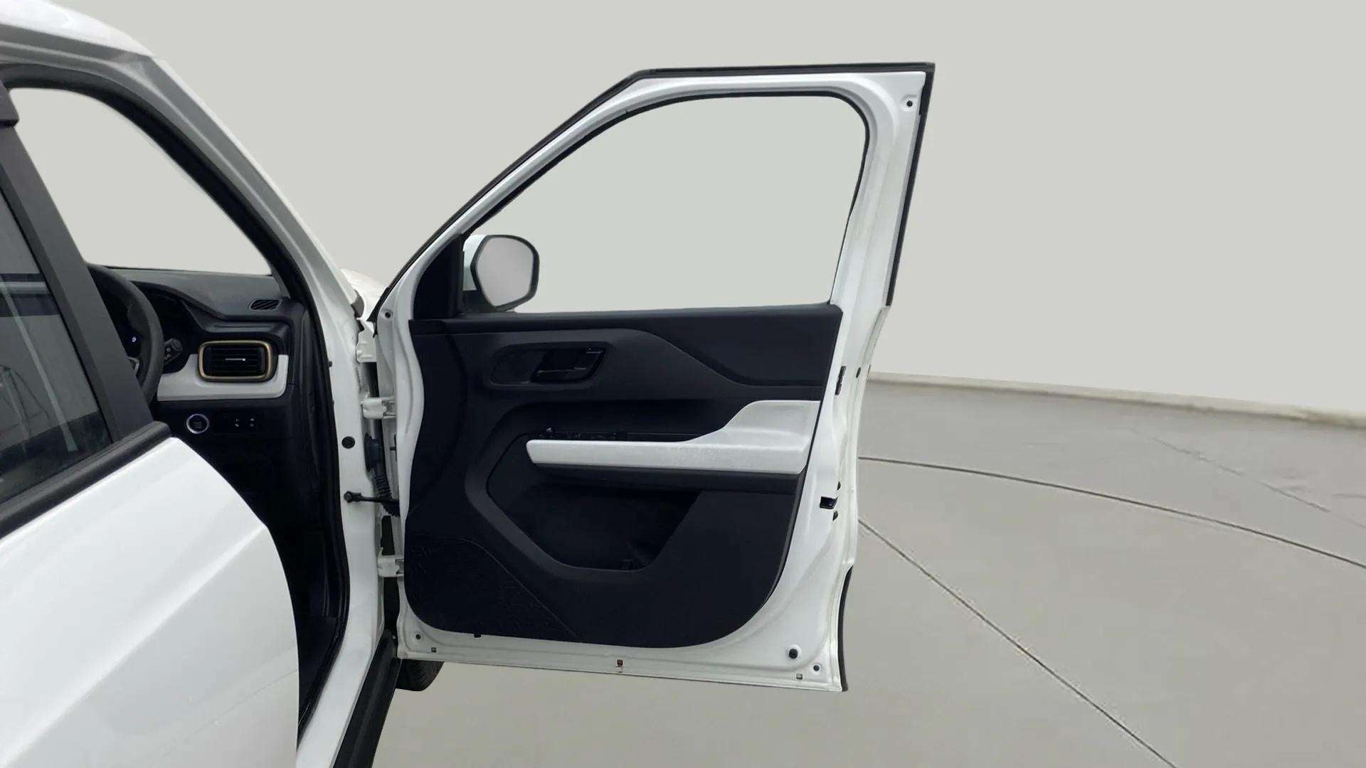 Front driver door and dashboard of a Tata Punch