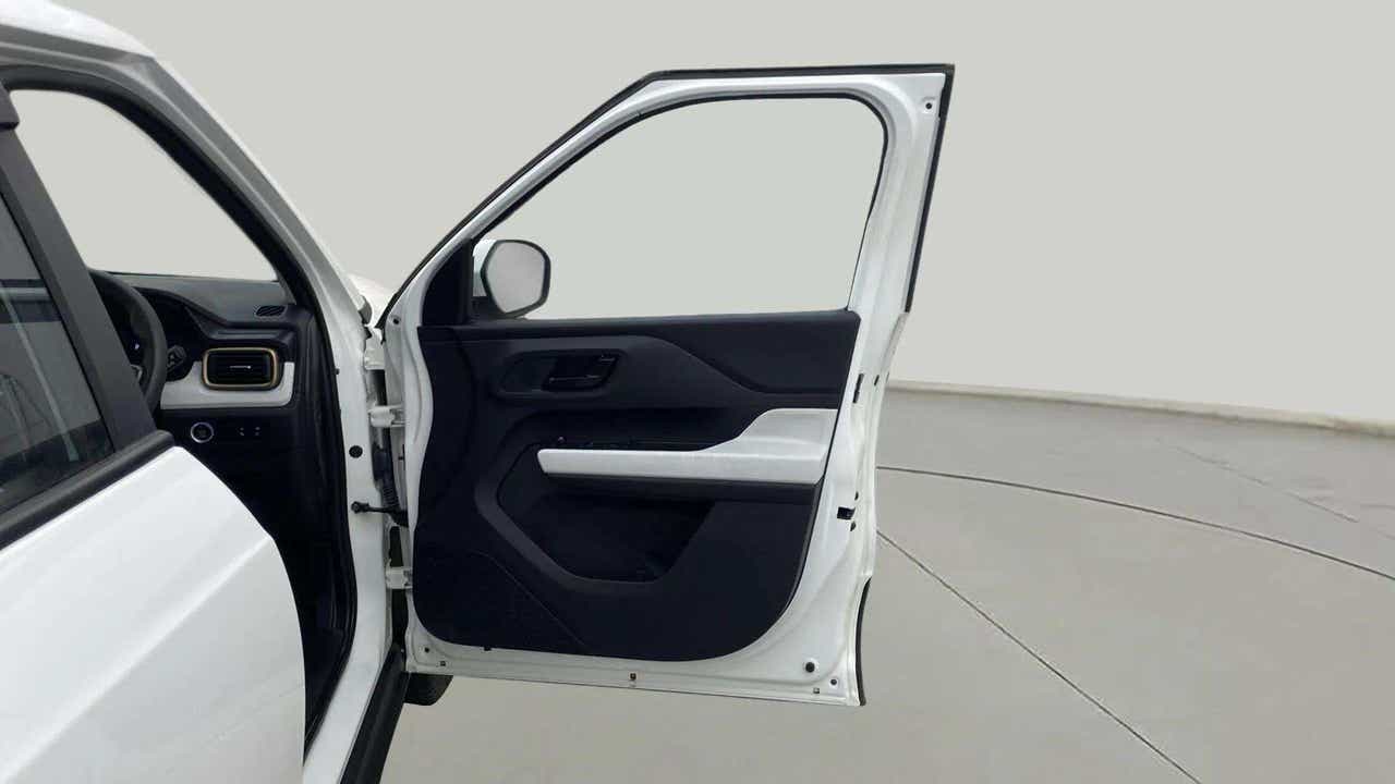 Front driver door and dashboard of a Tata Punch