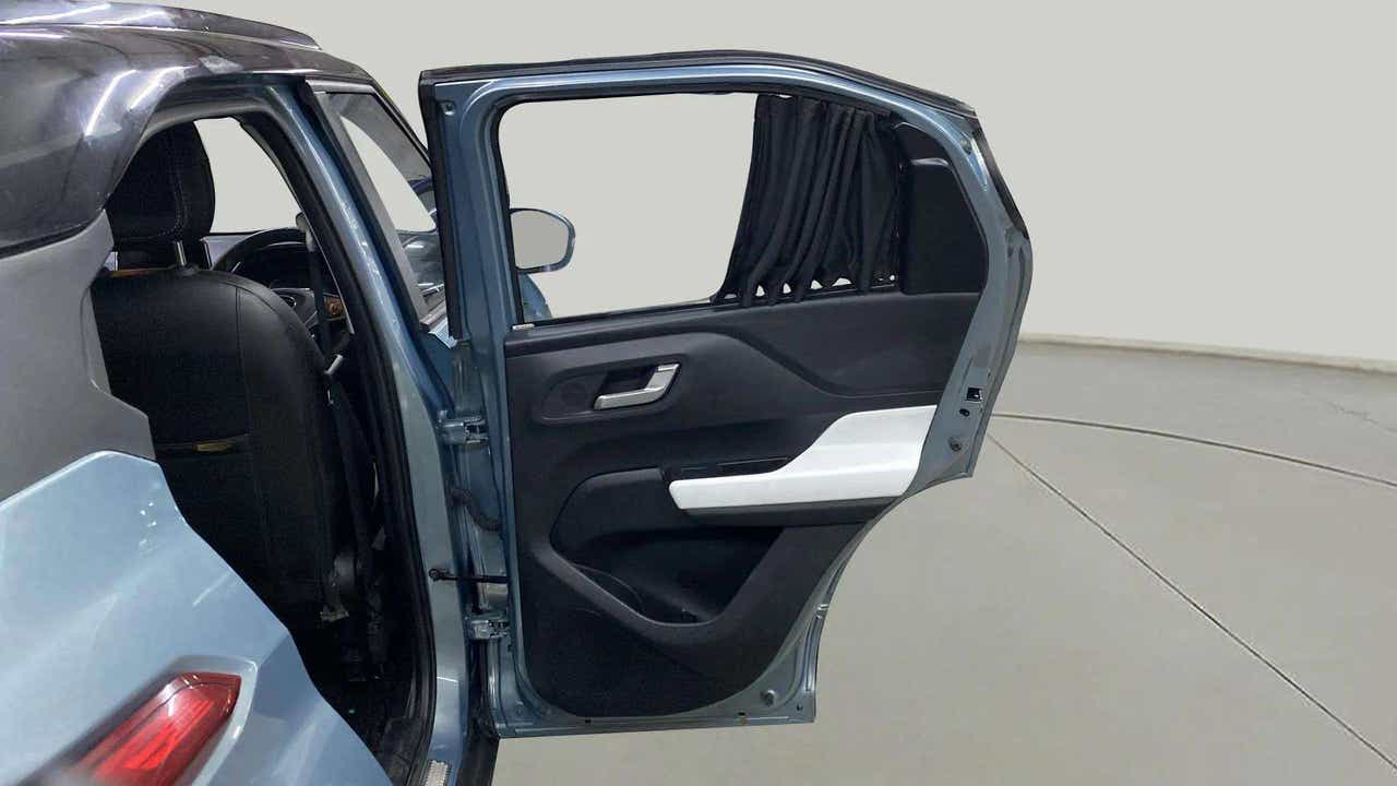 Rear left door interior of a Tata Punch
