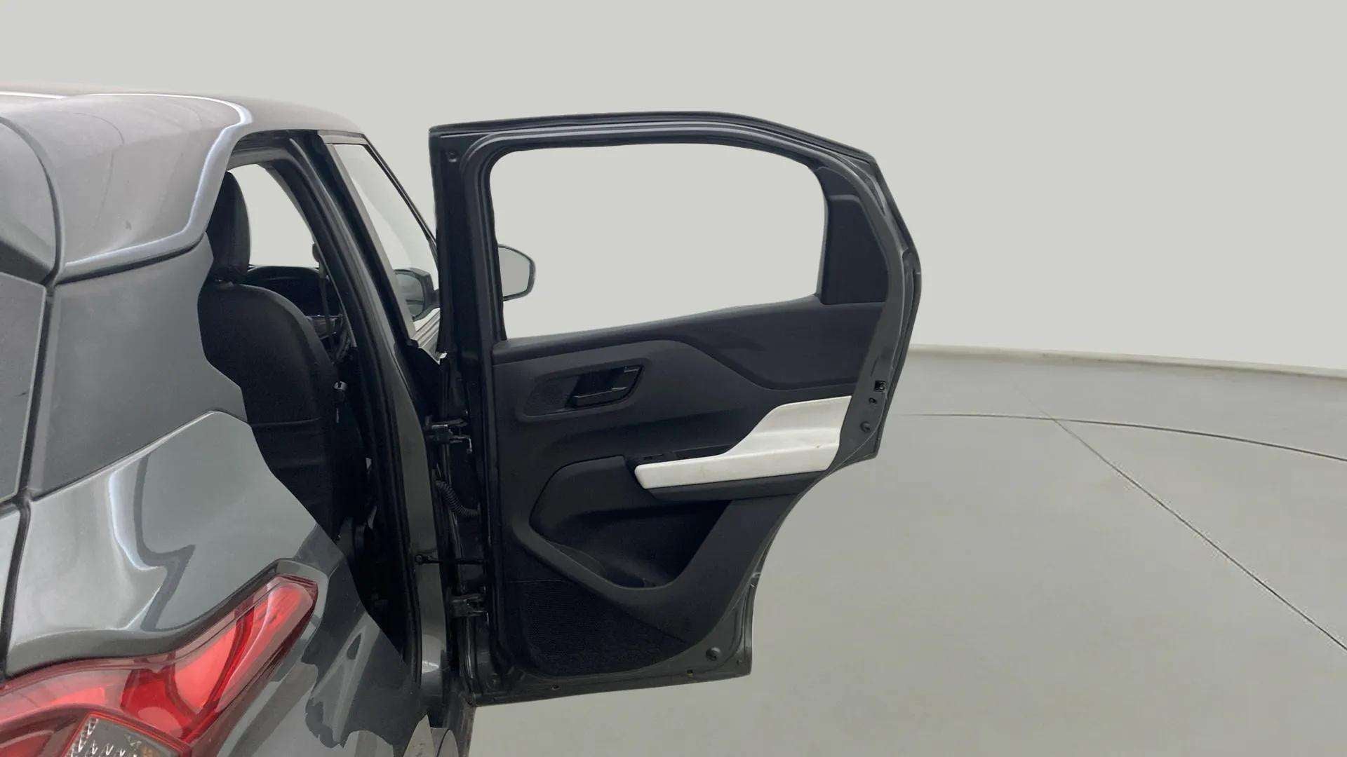 Rear left door open view of a Tata Punch