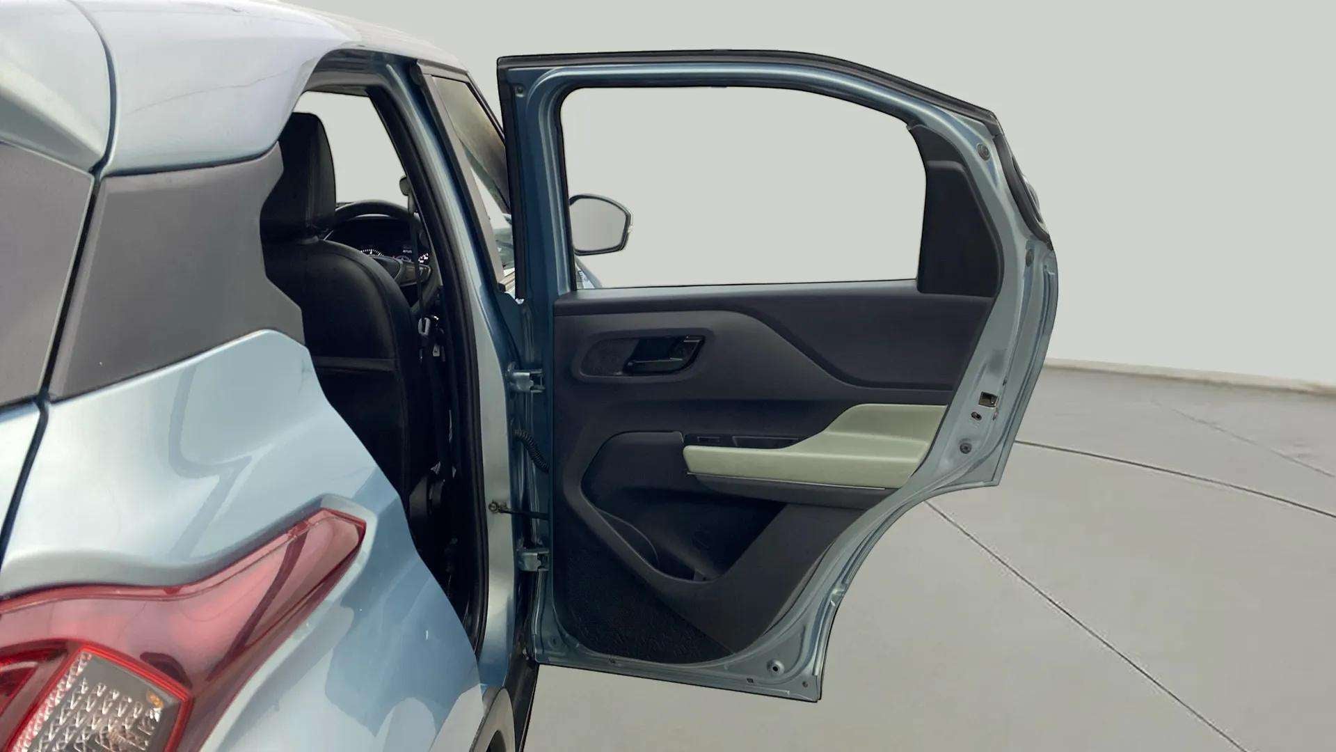 Rear door and side view of a Tata Punch