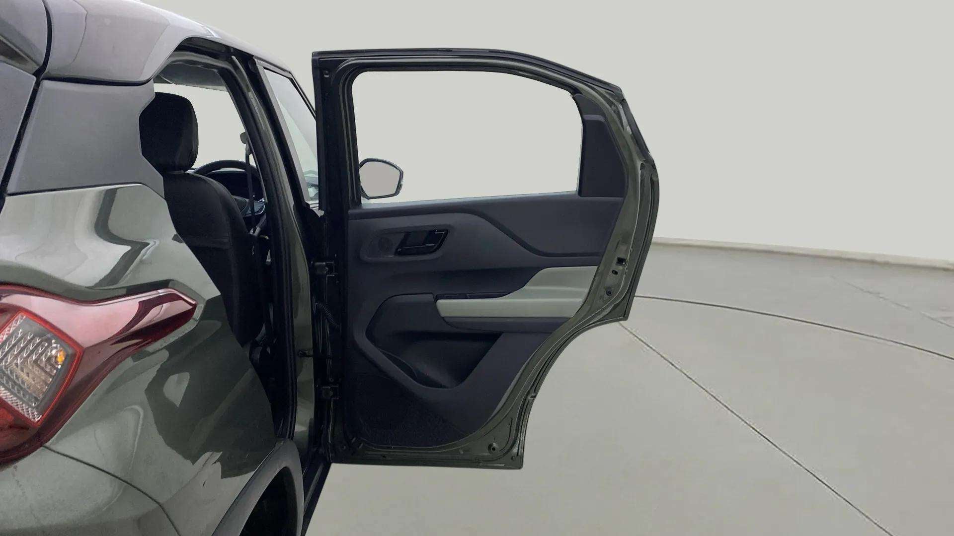 Open rear door view of a Tata Punch