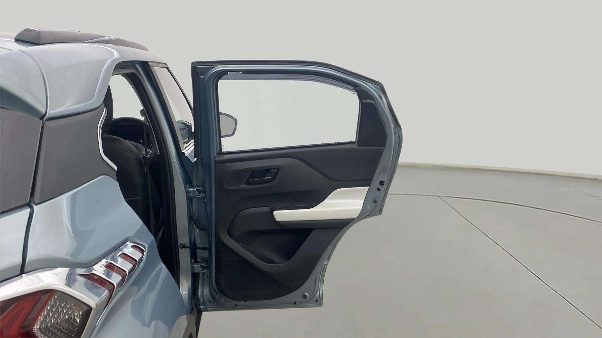 Rear door open view of a Tata Punch