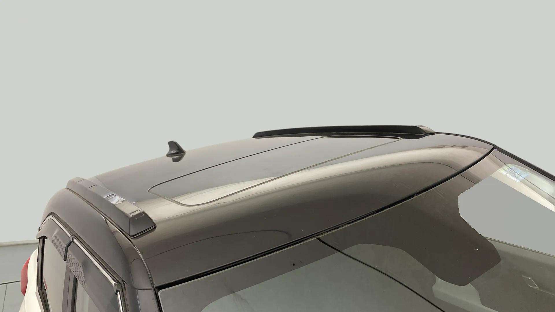 Sunroof and roof rails close-up of a Tata Punch