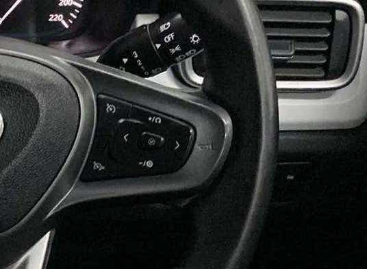 Steering wheel controls of a Tata Punch