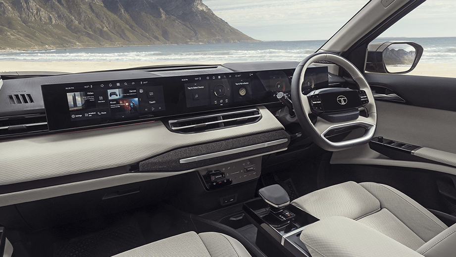 Interior of a Tata Sierra