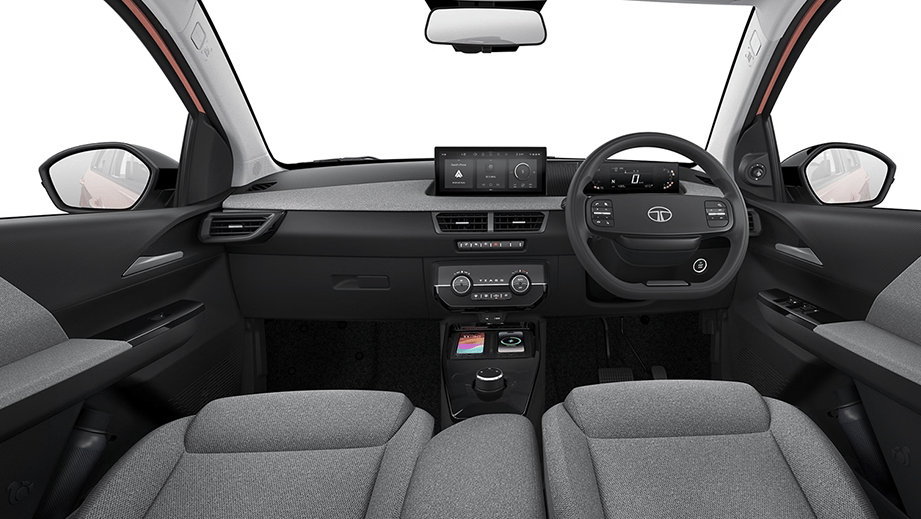 Interior dashboard view of Tata Tiago