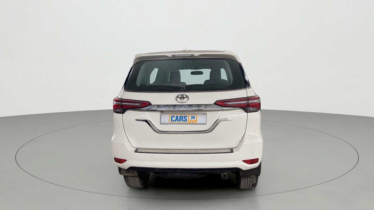 Rear view of a Toyota Fortuner