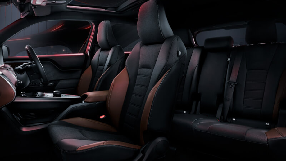 Interior view of Toyota Urban Cruiser Ebella