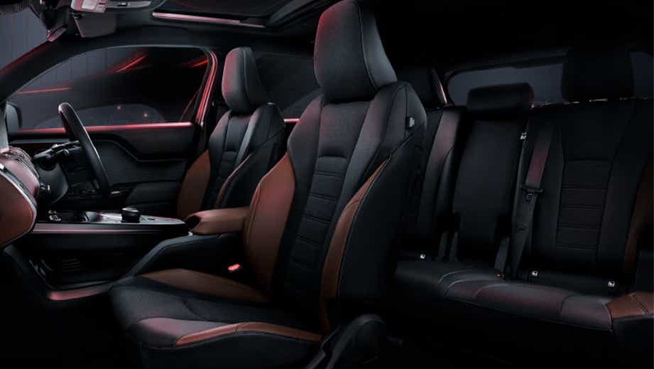 Interior view of Toyota Urban Cruiser Ebella