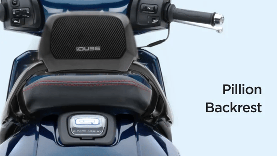 TVS iQube Pillion Backrest