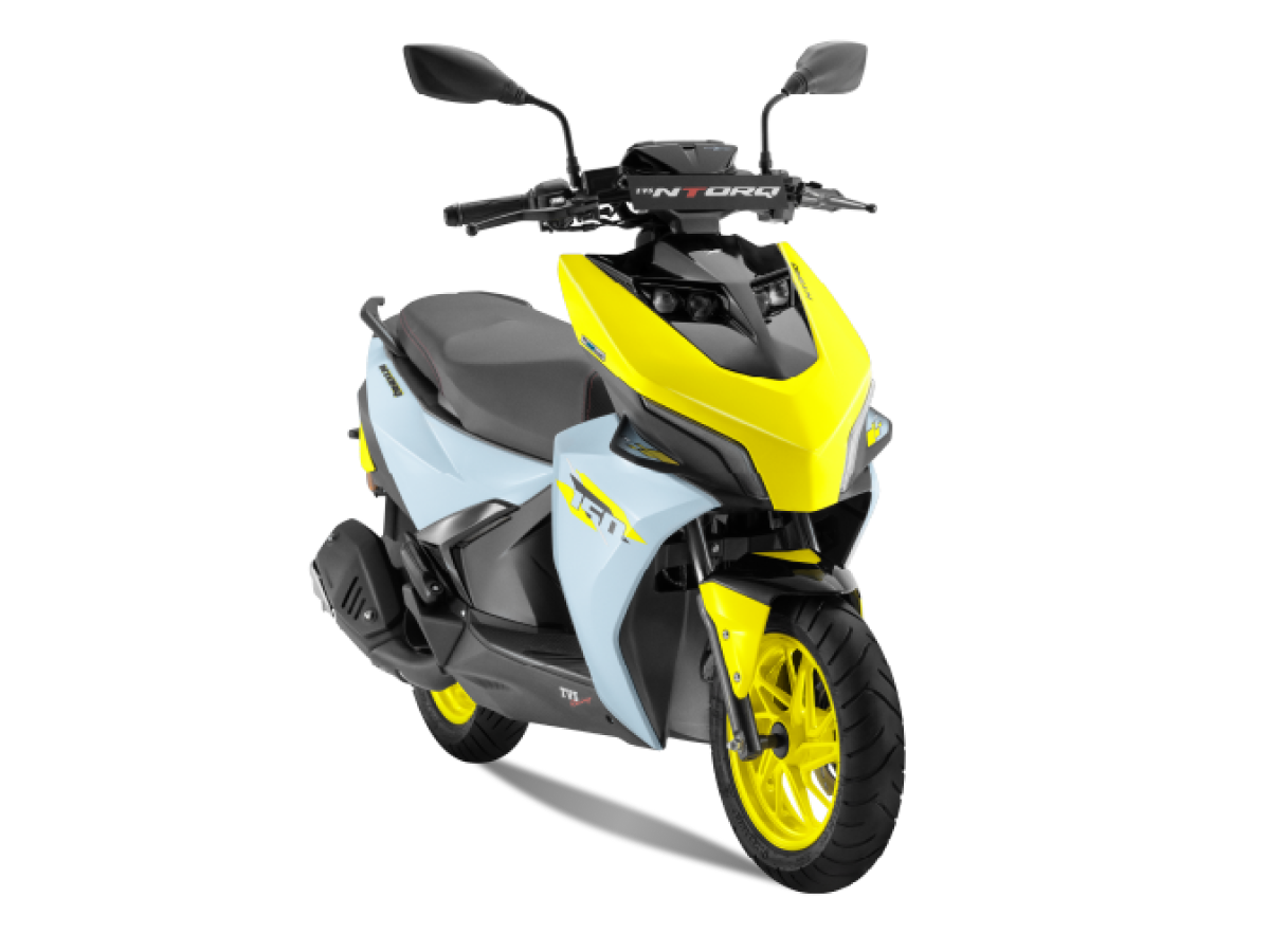 TVS Ntorq 150 Right Diagonal View
