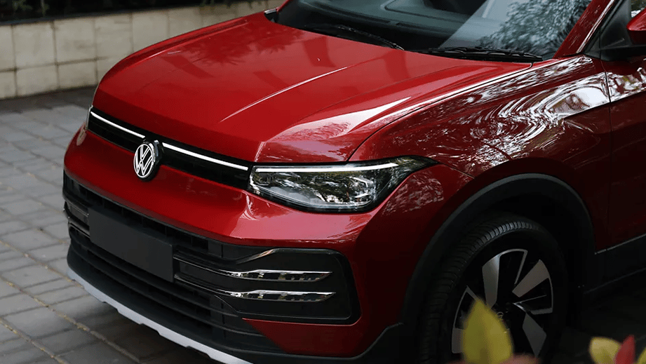 Front view of Volkswagen Taigun