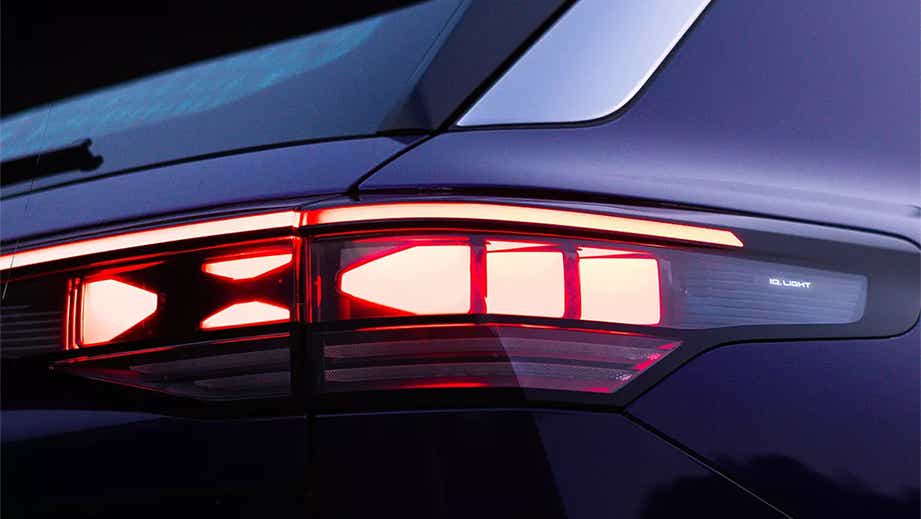 Tail light close-up of a Volkswagen Tayron